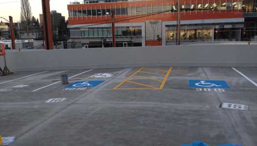 New Construction Line Painting in Vancouver